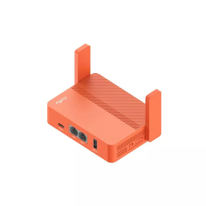 Cudy WiFi 5 1200Mbps Fast Ethernet Mini VPN Travel Router.