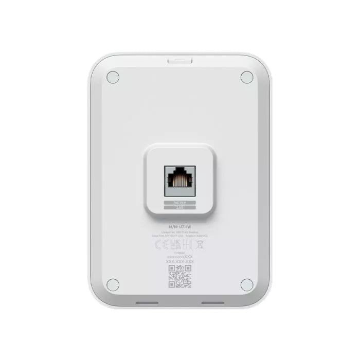 Ubiquiti UniFi Dual Band WiFi 7 2.5G PoE Out In-Wall AP.