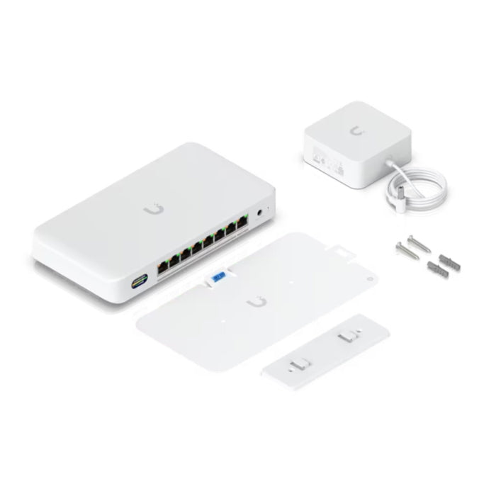 Ubiquiti UniFi Device Bridge WiFi 7 Switch 35W 7x 2.5G PoE 1x 10G PoE