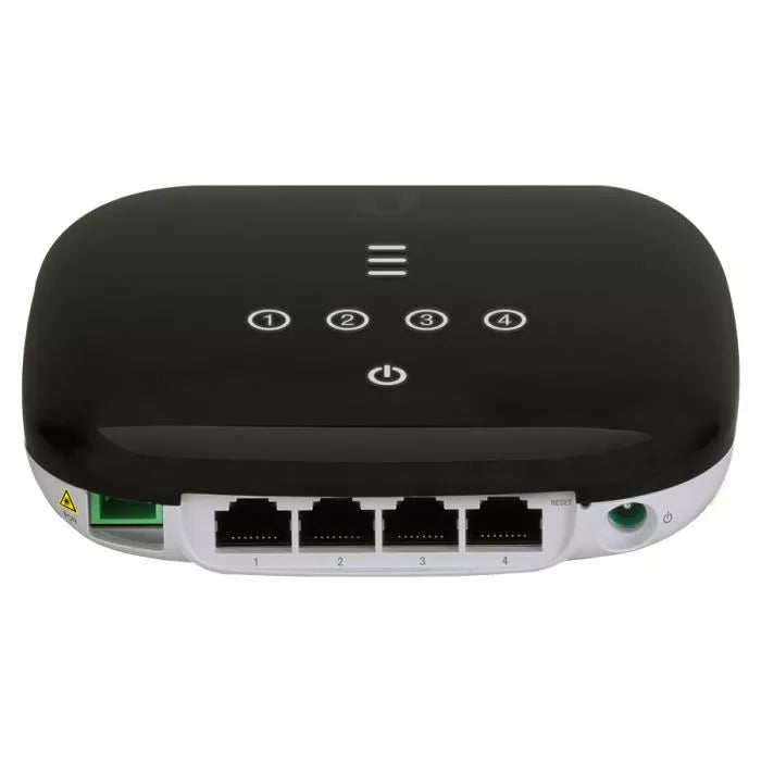 Ubiquiti UISP Fiber WiFi GPON CPE with 4 Gigabit Ports.