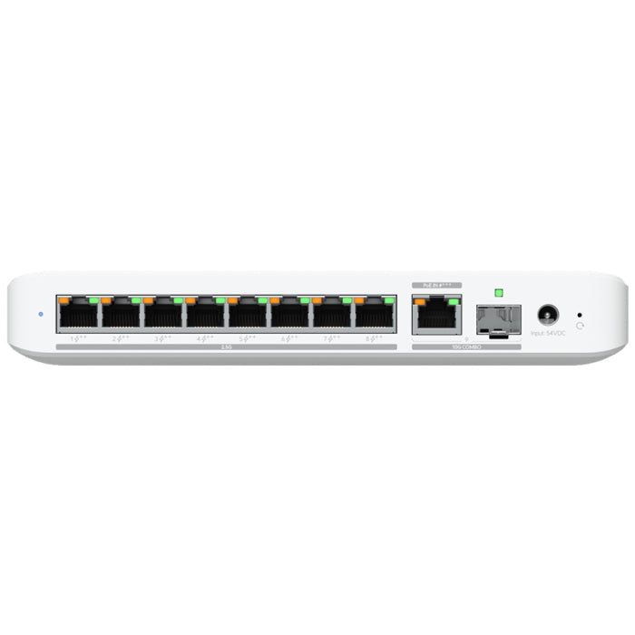 Ubiquiti UniFi Flex 2.5G PoE 8 Port PoE with 10G Combo Uplink