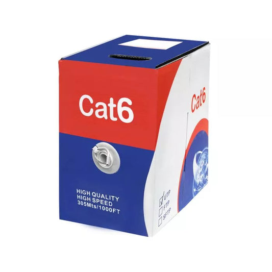 RAS Unbranded 305m Box Cat6 CCA Grey UTP Cable